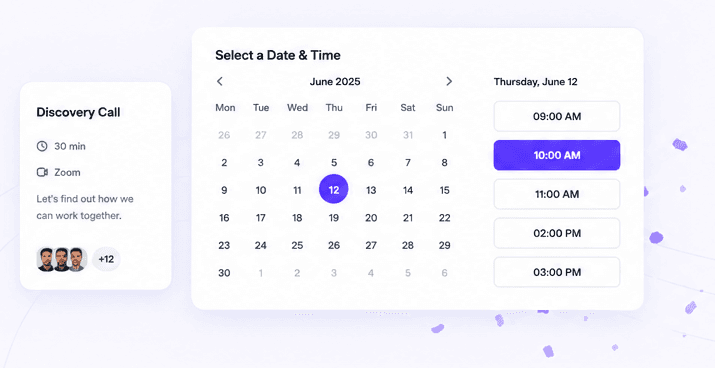 Horvia booking mockup